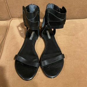 Bcbg black sandals